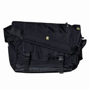 Booq Boa Nerve Laptop Messenger Bag Commute Bike Water Repellent Black/Green